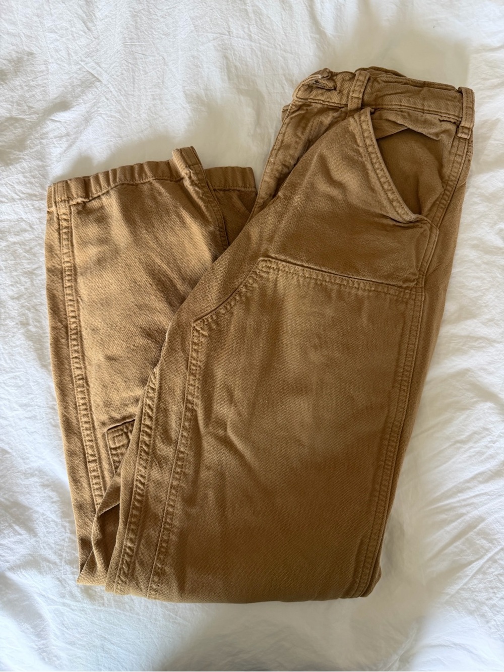 Uniqlo Men’s Brown Workwear Carpenter Pants Size S 100% Cotton